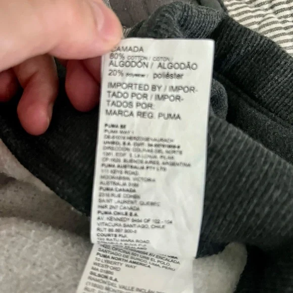 Puma Gray & Charcoal Sweatpants Set, like new. - Picture 7 of 16